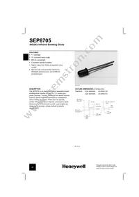 SEP8705-001 Datasheet Cover