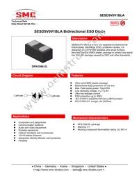 SESD5V0V1BLATR Datasheet Cover