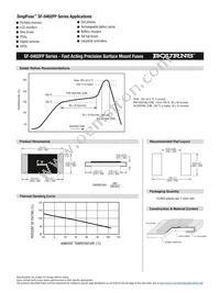 SF-0402FP400-2 Datasheet Page 2