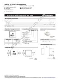 SF-2923HC50C-2 Datasheet Page 2