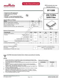 SF1120B_1 Datasheet Cover