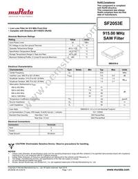 SF2053E Datasheet Cover