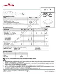 SF2133E Datasheet Cover