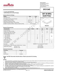 SF2134E Datasheet Cover