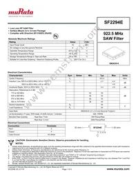 SF2294E Datasheet Cover