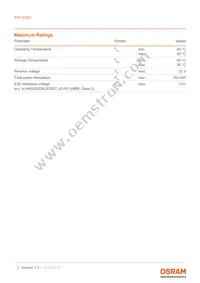 SFH 2200 A01 Datasheet Page 2