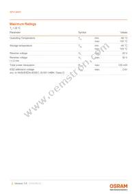 SFH 2400-Z Datasheet Page 2