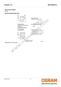 SFH 2500 FA-Z Datasheet Page 5