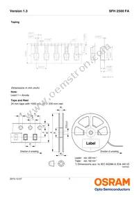 SFH 2500 FA-Z Datasheet Page 7