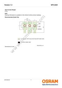 SFH 2504 AN23 Datasheet Page 7