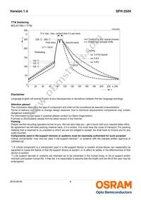 SFH 2504 AN23 Datasheet Page 8