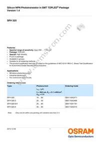 SFH 320-4-Z Datasheet Cover