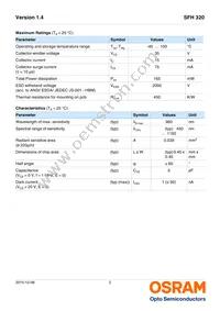 SFH 320-4-Z Datasheet Page 2