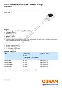 SFH 320 FA-4-Z Datasheet Cover