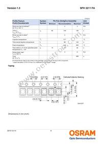 SFH 3211 FA-3/4-Z Datasheet Page 8