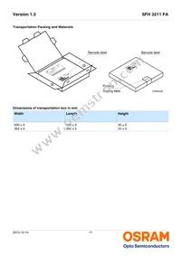 SFH 3211 FA-3/4-Z Datasheet Page 11