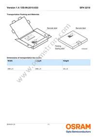 SFH 3219-Z Datasheet Page 11