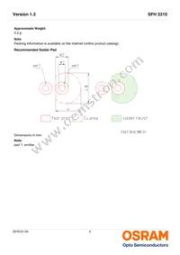 SFH 3310 Datasheet Page 6