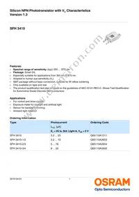 SFH 3410-3/4-Z Datasheet Cover