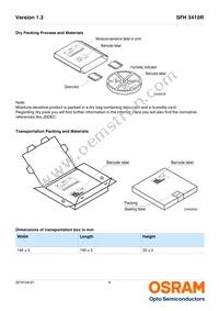 SFH 3410R Datasheet Page 9