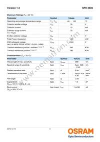 SFH 3605-2/3-Z Datasheet Page 2