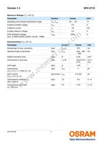 SFH 3710-2/3-Z Datasheet Page 2