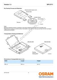 SFH 3711 Datasheet Page 9