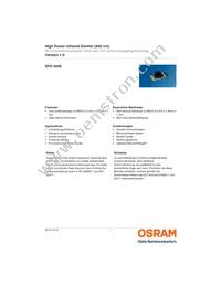 SFH 4046 Datasheet Cover