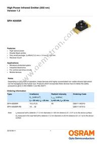 SFH 4059SR-RS Datasheet Cover