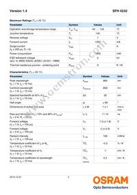 SFH 4232-Z Datasheet Page 2