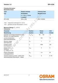 SFH 4236 Datasheet Page 2