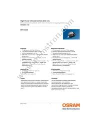 SFH 4239 Datasheet Cover