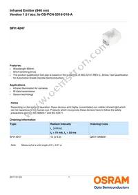 SFH 4247-Q2R1 Datasheet Cover