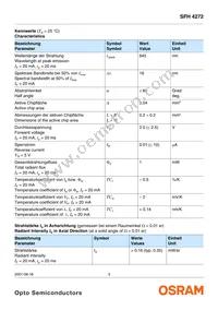 SFH 4272-Z Datasheet Page 3