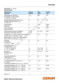 SFH 4283-Z Datasheet Page 3