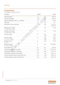 SFH 4346-UV Datasheet Page 3