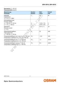 SFH 4515-Z Datasheet Page 3