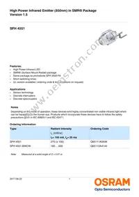 SFH 4551 Datasheet Cover