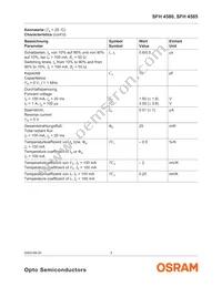 SFH 4580-Z Datasheet Page 3