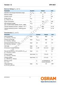 SFH 4651-U Datasheet Page 2