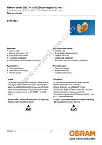 SFH 4685-Z Datasheet Cover