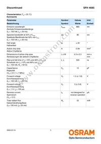 SFH 4685-Z Datasheet Page 3