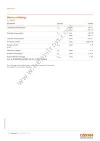 SFH 4771 Datasheet Page 2