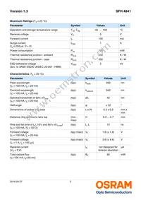 SFH 4841-ST Datasheet Page 2