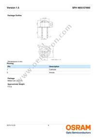 SFH 4850 E7800 Datasheet Page 6