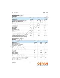 SFH 4881 Datasheet Page 2