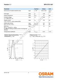 SFH 5701 A01 Datasheet Page 3