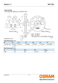 SFH 7051 Datasheet Page 14