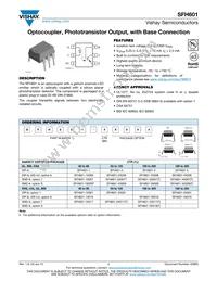 SFH601-4X027T Datasheet Cover