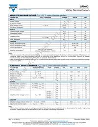 SFH601-4X027T Datasheet Page 2